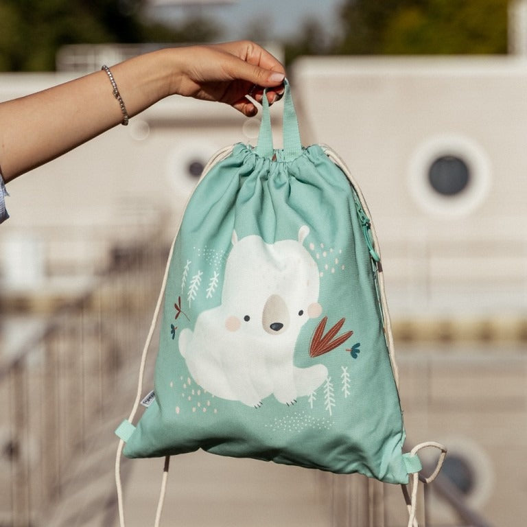 Swimming Bag (with Drawstrings) - Polar Bear