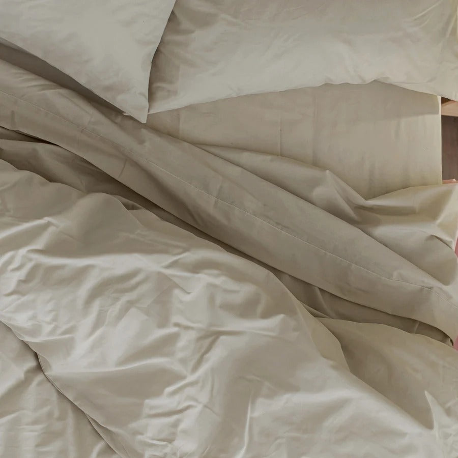 Dra-på-lakan Basic - Beige