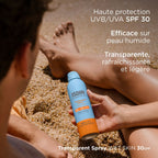Transparent Wet Skin Spray Spf30