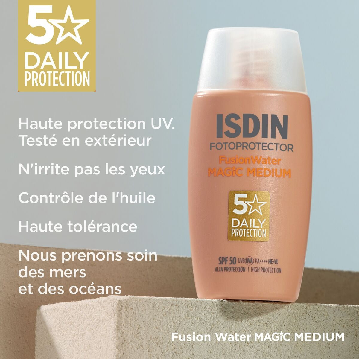 Fusion Water Color Medium Spf50