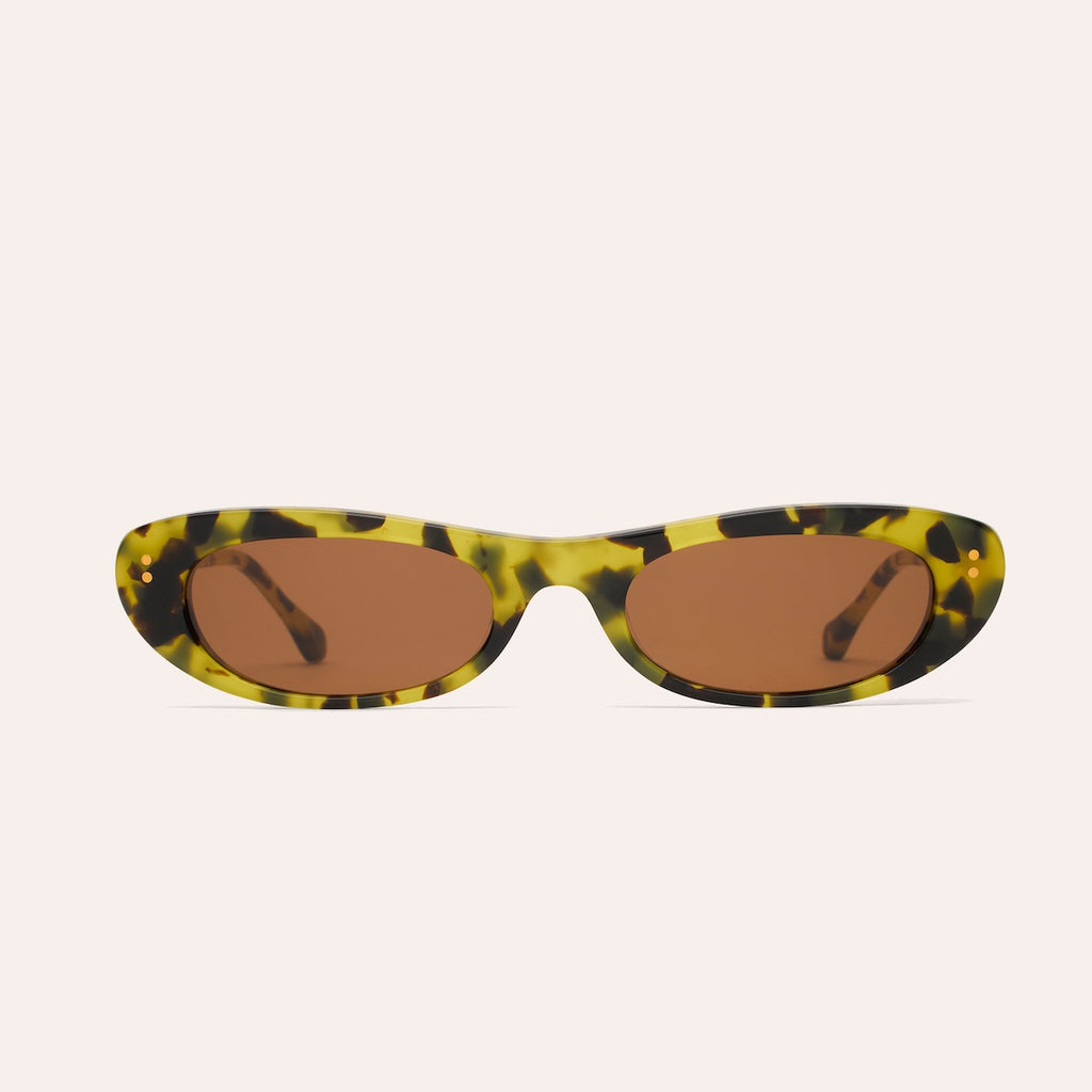 Lunettes De Soleil Kanawa Yellow Tortoise