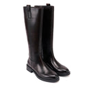 British Passport - High Boots - Dark Brown - Women's