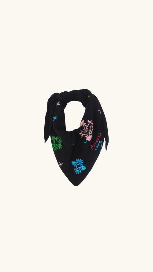 Bandana Black Scarf