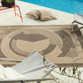 Nature Rug Natural Jute Look - Black Pattern