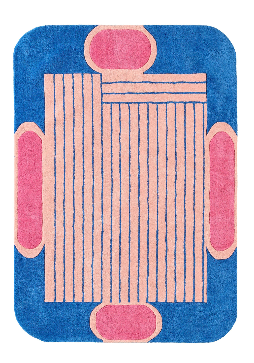 Pantone x Nazar - Alfombra de lana Nuage Sucré - Azul