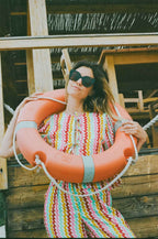 Ensemble Top Aimée+ Pantalon Tilda Orphism Lines Rainbow