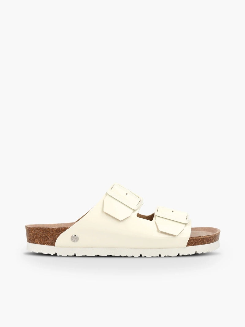 Sandalias Honolulu Vegan Charol Marfil