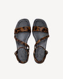 Sandalia plana Grace de leopardo