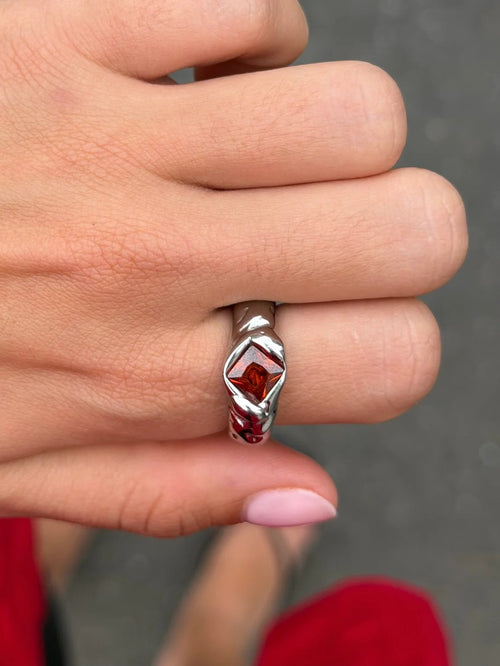 Bague Magma Silver