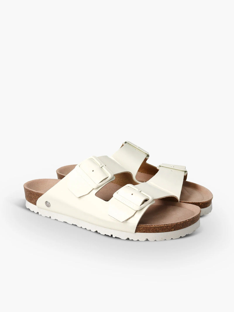 Sandalias Honolulu Vegan Charol Marfil