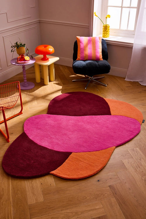 Pantone x Nazar - Tapis Nuage Sucré En Laine - Multicolore