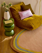 Pantone x Nazar - Soft Rayon Rug in Multicolored Wool