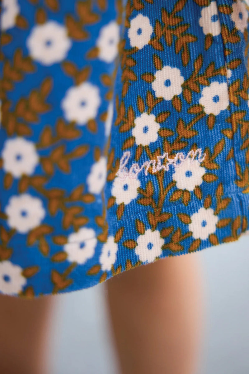 Robe - Dada Bleu Imprimé Fleuri