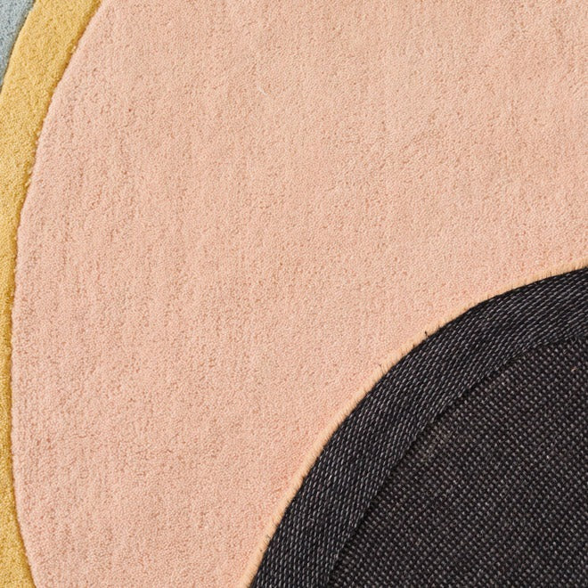 Pantone x Nazar - Soft Rayon Rug in Multicolored Wool