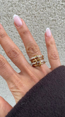 Anillo de doble costura