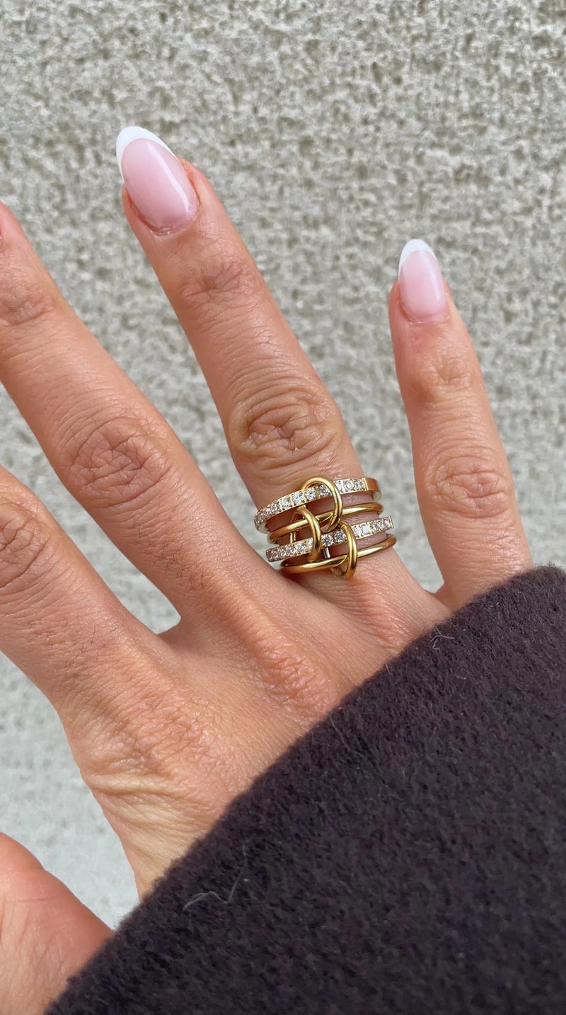 Anillo de doble costura