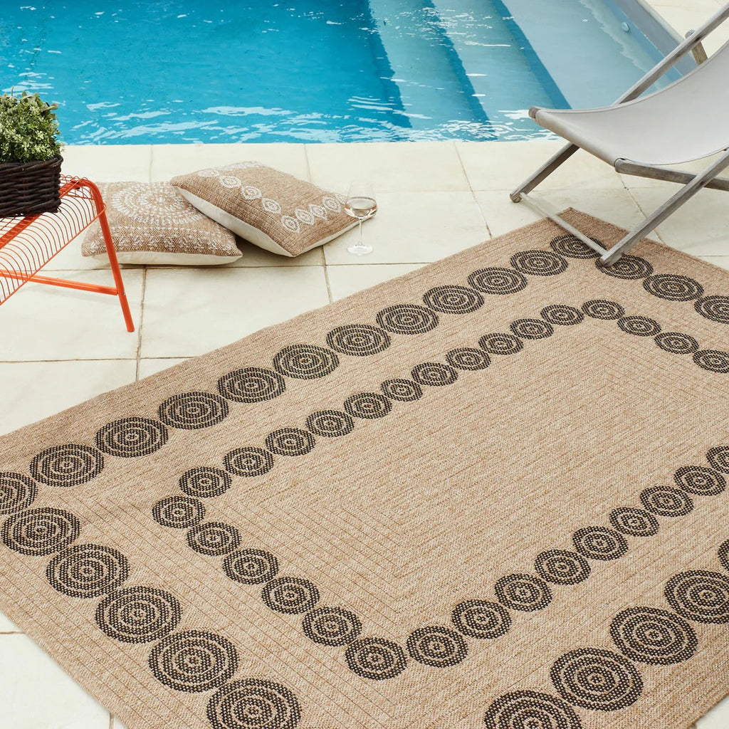 Nature - Tapis D'Intérieur/Extérieur - Polypropylène - Noir