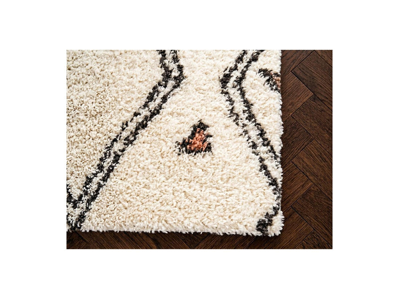Naly - Long Pile Rug - Graphic Pattern