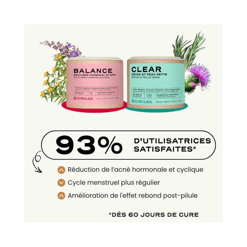 Duo Rééquilibrage & Détox - Équilibre Hormones & Peau