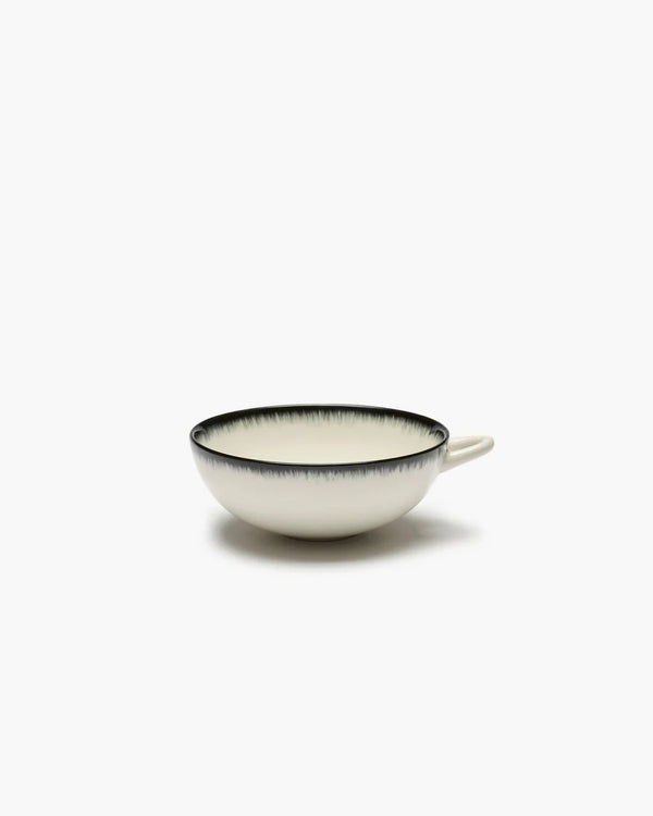 Juego de 4 platillos para capuchino - Blanco Desiree - De Roger Van Damme