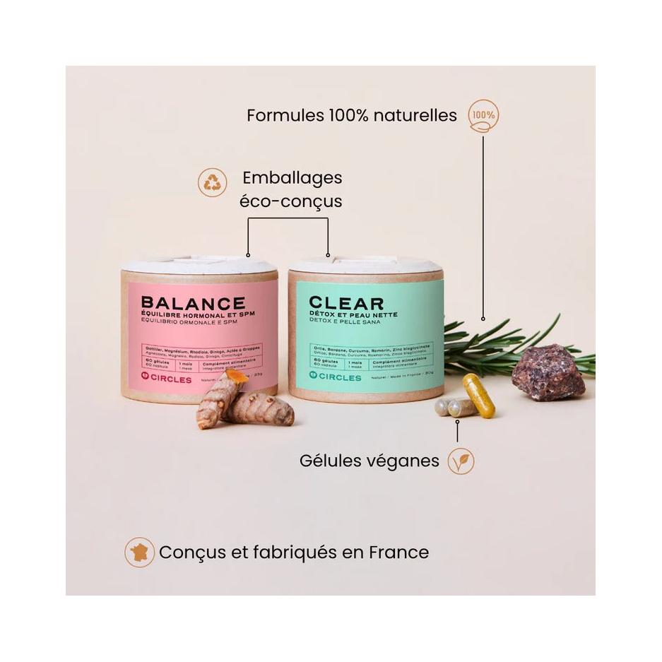 Duo Rééquilibrage & Détox - Équilibre Hormones & Peau