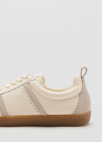 Baskets En Cuir Lacées