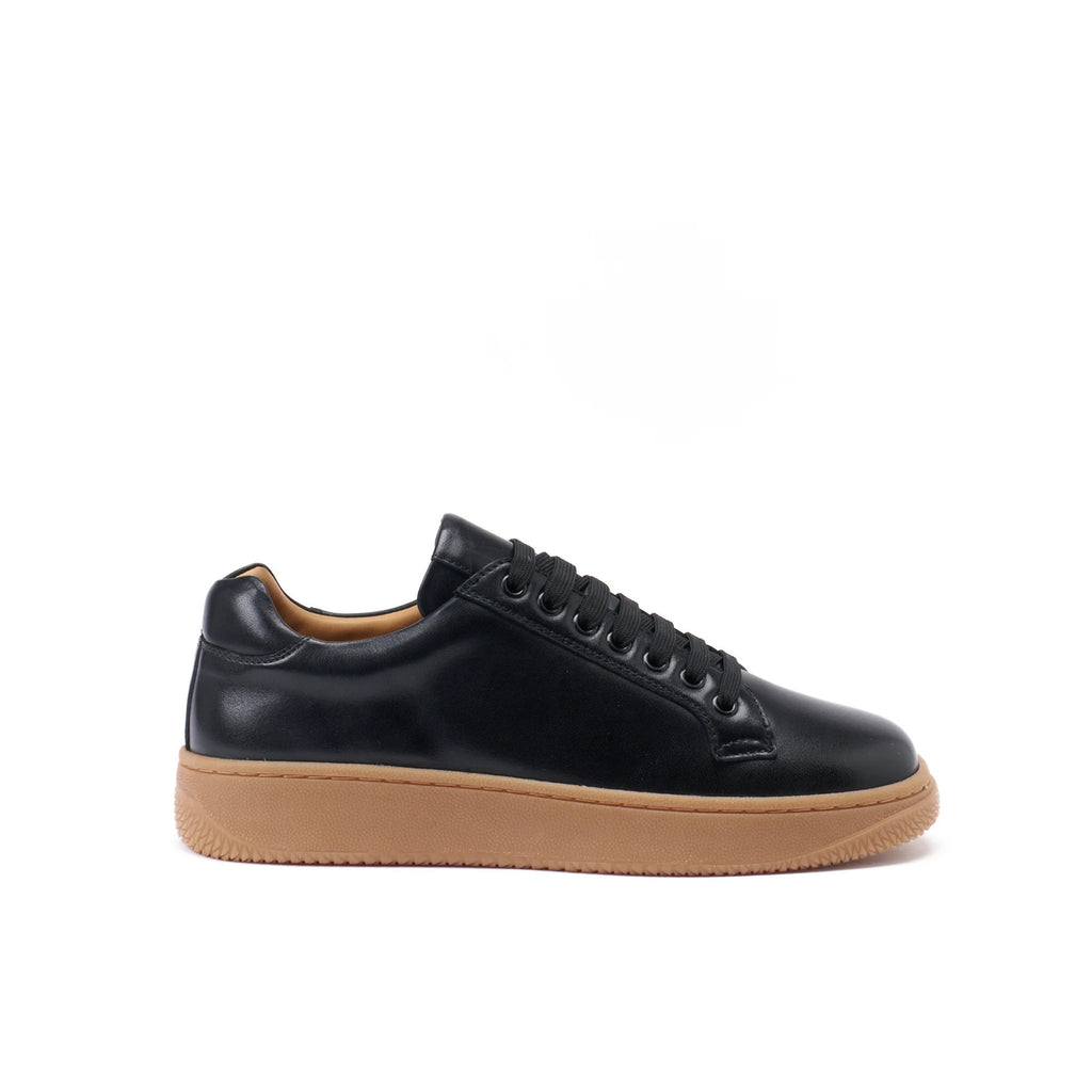 Lace-Up Trainers - Black - Women