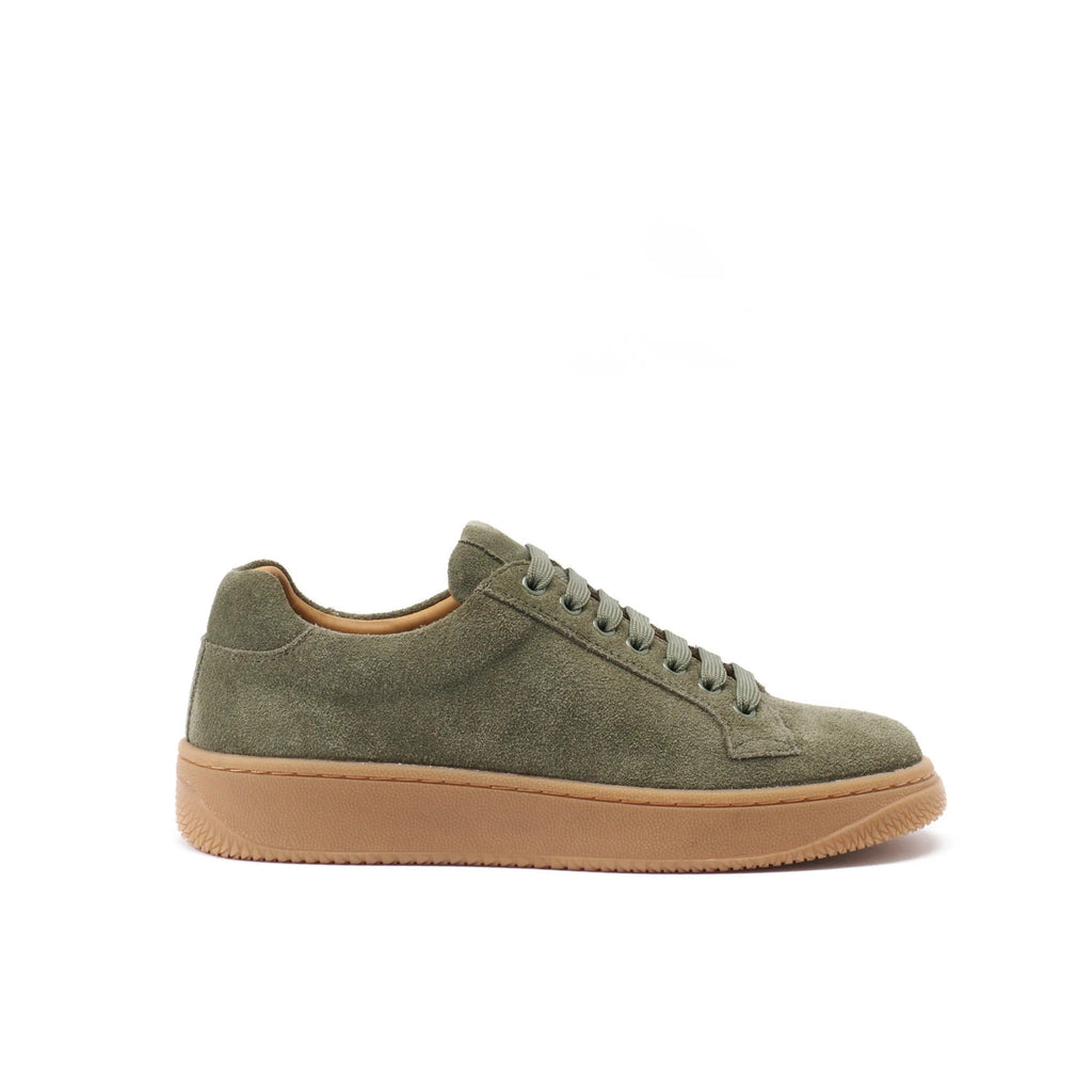 Lace-Up Trainers - Green Tea - Women