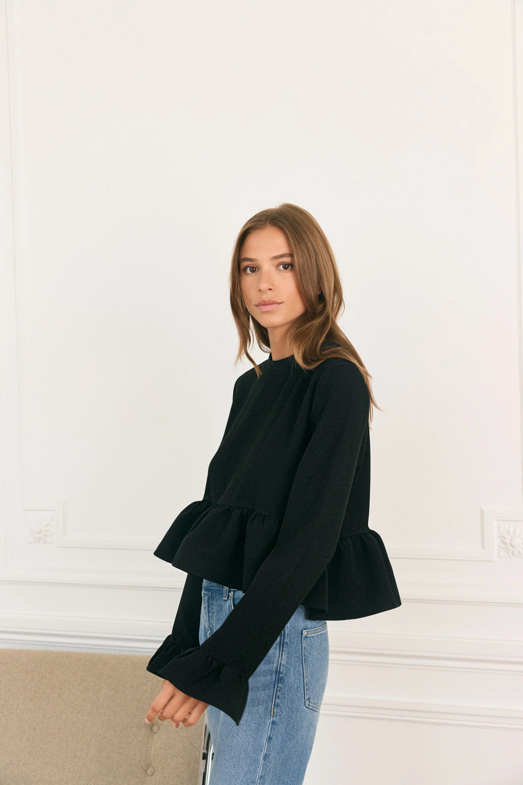Le Rodin Blouse - Black