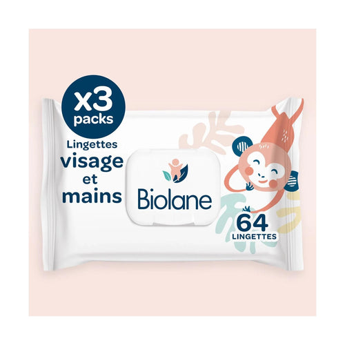 Lot De 3 Paquets De Lingettes Visage & Mains