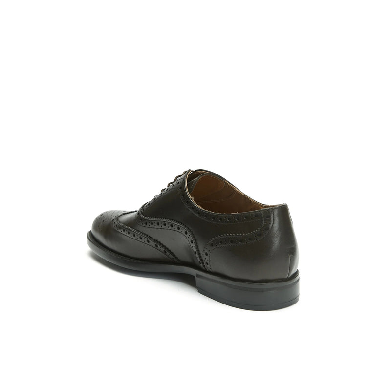 Oxford Wing Tip - Marron Foncé - Homme