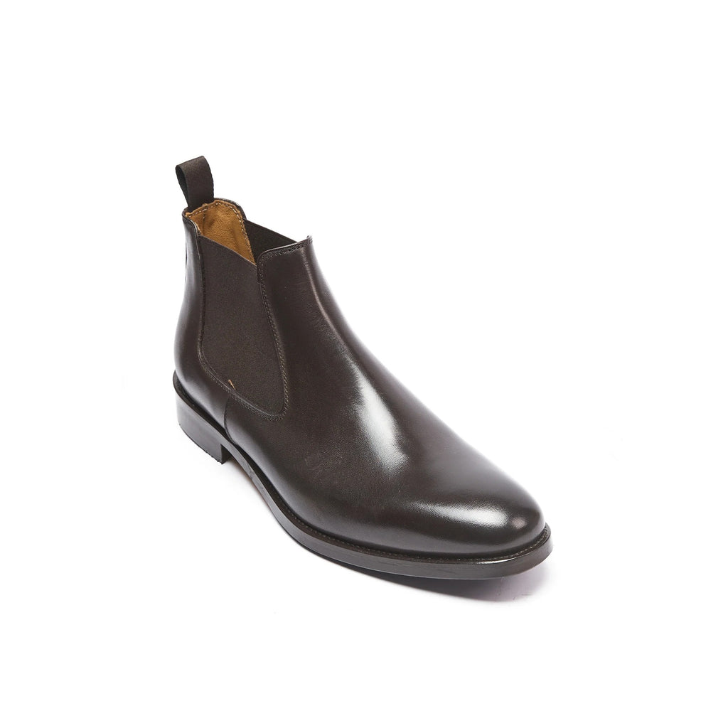 Golf-Toe Chelsea Boots - Dark Brown - Women