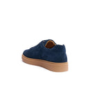 British Passport - Lace-up Sneakers - Navy Blue - Men