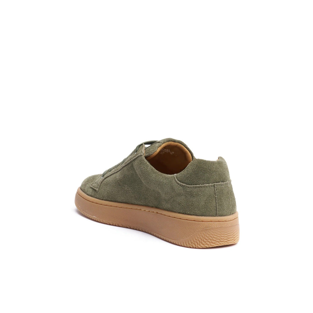 Lace-Up Trainers - Green Tea - Women