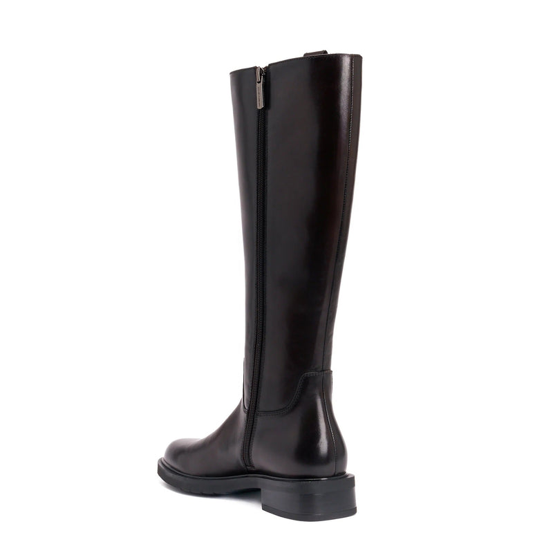 British Passport - High Boots - Dark Brown - Women's