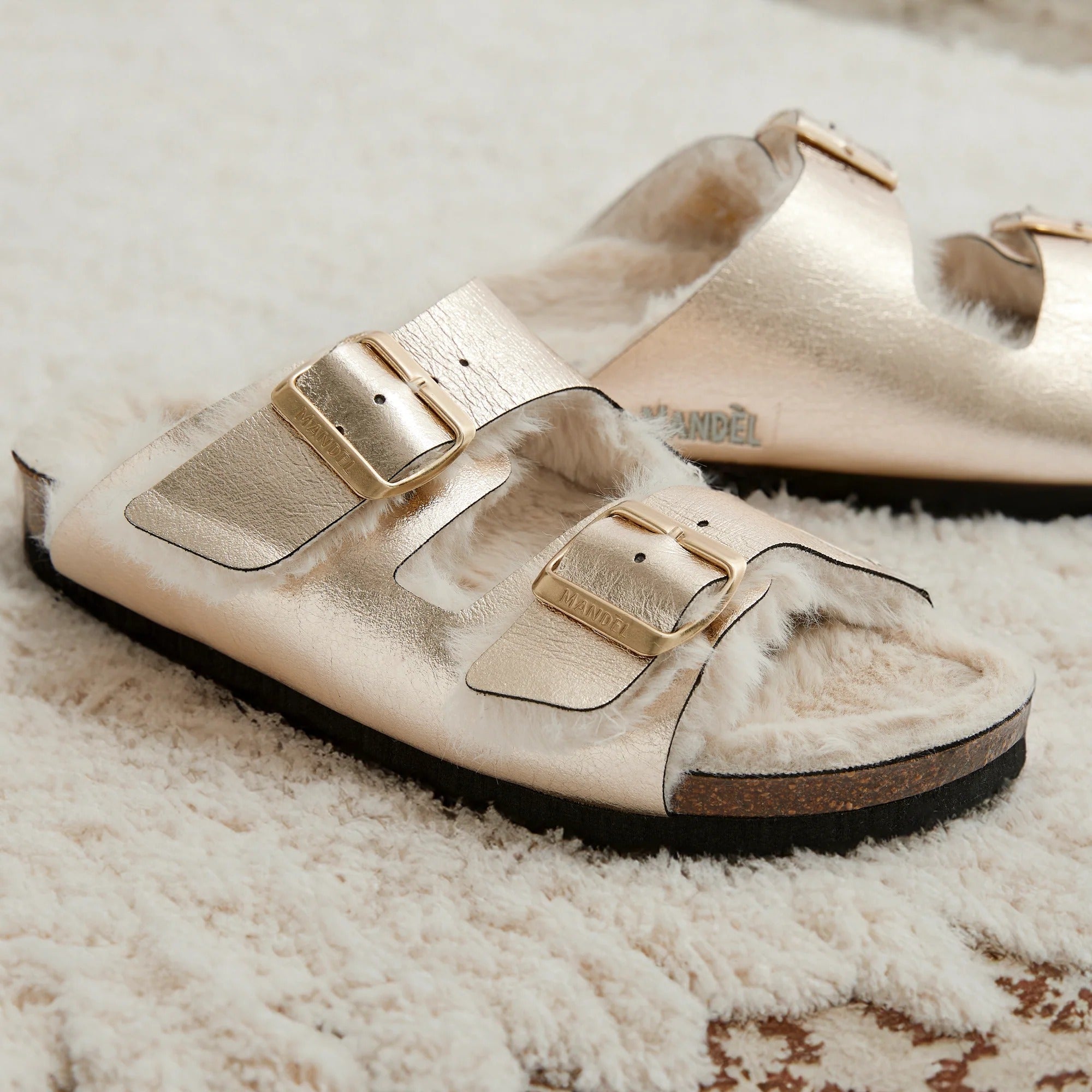 Alberto Charcoal Grey Sandals - Women
