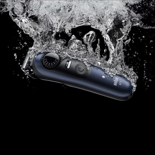 Npi Braun Tondeuse À Barbe Series 7, + 6 Outils De Barbier, 40 Longueurs, Lame Problade, Bt7520, Bleu