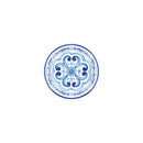 Lot De 4 Assiettes Plates "Blues"
