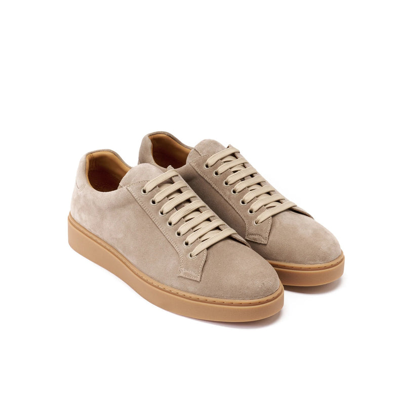 Baskets À Lacets - Taupe - Homme