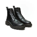 Pasaporte británico - Botas Derby con punta de golf - Negro - Mujer