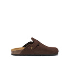 Zuecos Noe Suede Dark Brown - Hombre