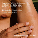 Transparent Wet Skin Spray Spf30