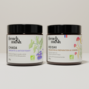 French Mush compléments alimentaires à base d'extraits de champignons médicinaux biologiques fabriqués en France Le pack Immunité et Sommeil Poudres Bio - poudre -