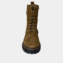 Boots Lacets Clio Tuil Indonesie Bis - Velours Camel