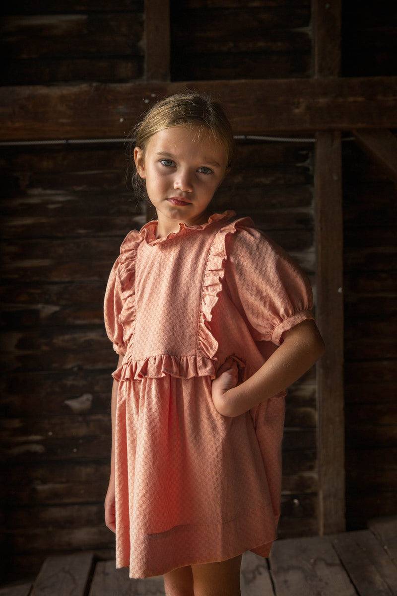 Vestido Inga clay Soor Ploom - Selección Soor Ploom disponible en amaetc.com, tienda conceptual ecológica para niños