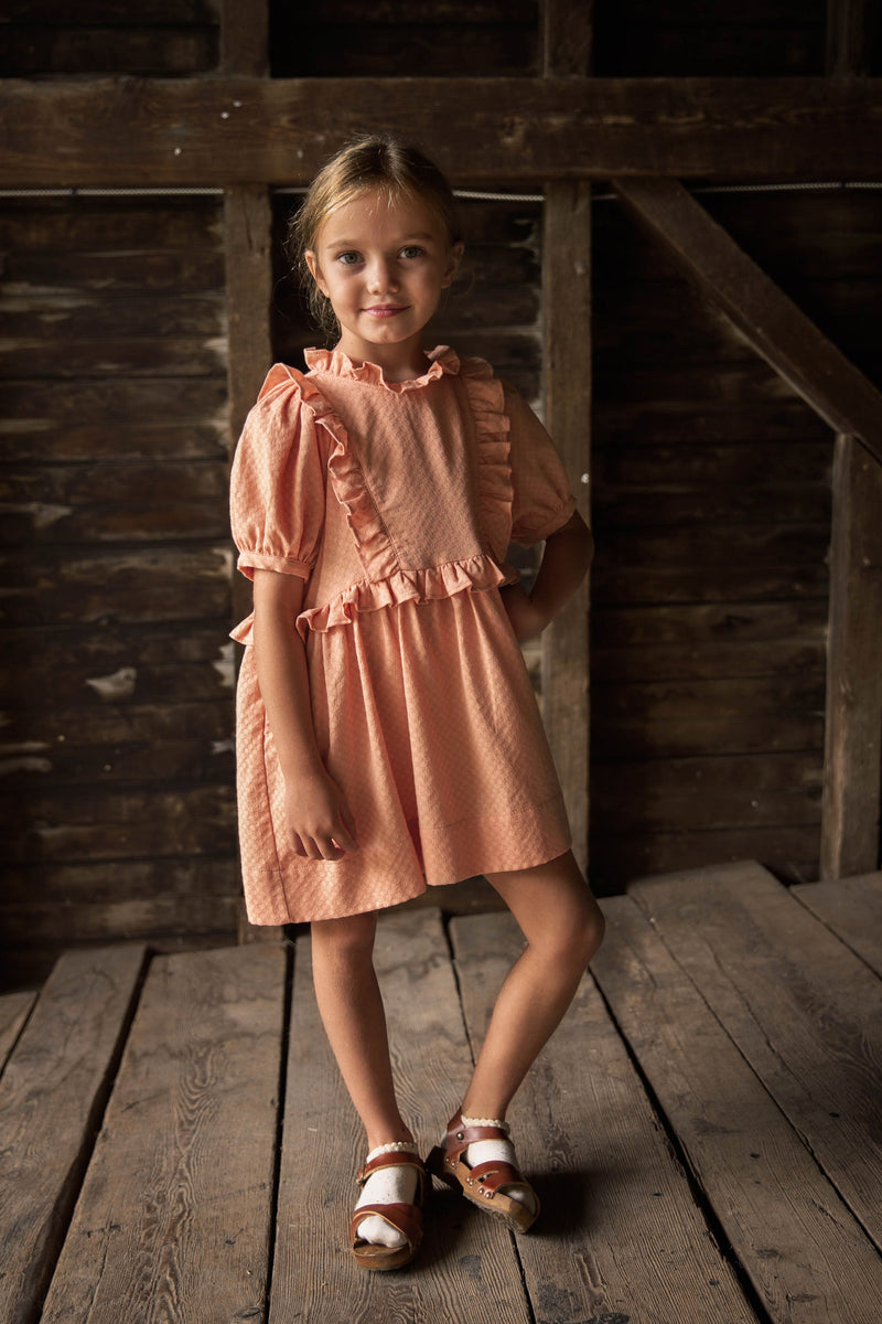 Vestido Inga clay Soor Ploom - Selección Soor Ploom disponible en amaetc.com, tienda conceptual ecológica para niños