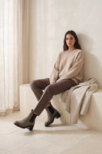 Botas Inma gris topo nutria