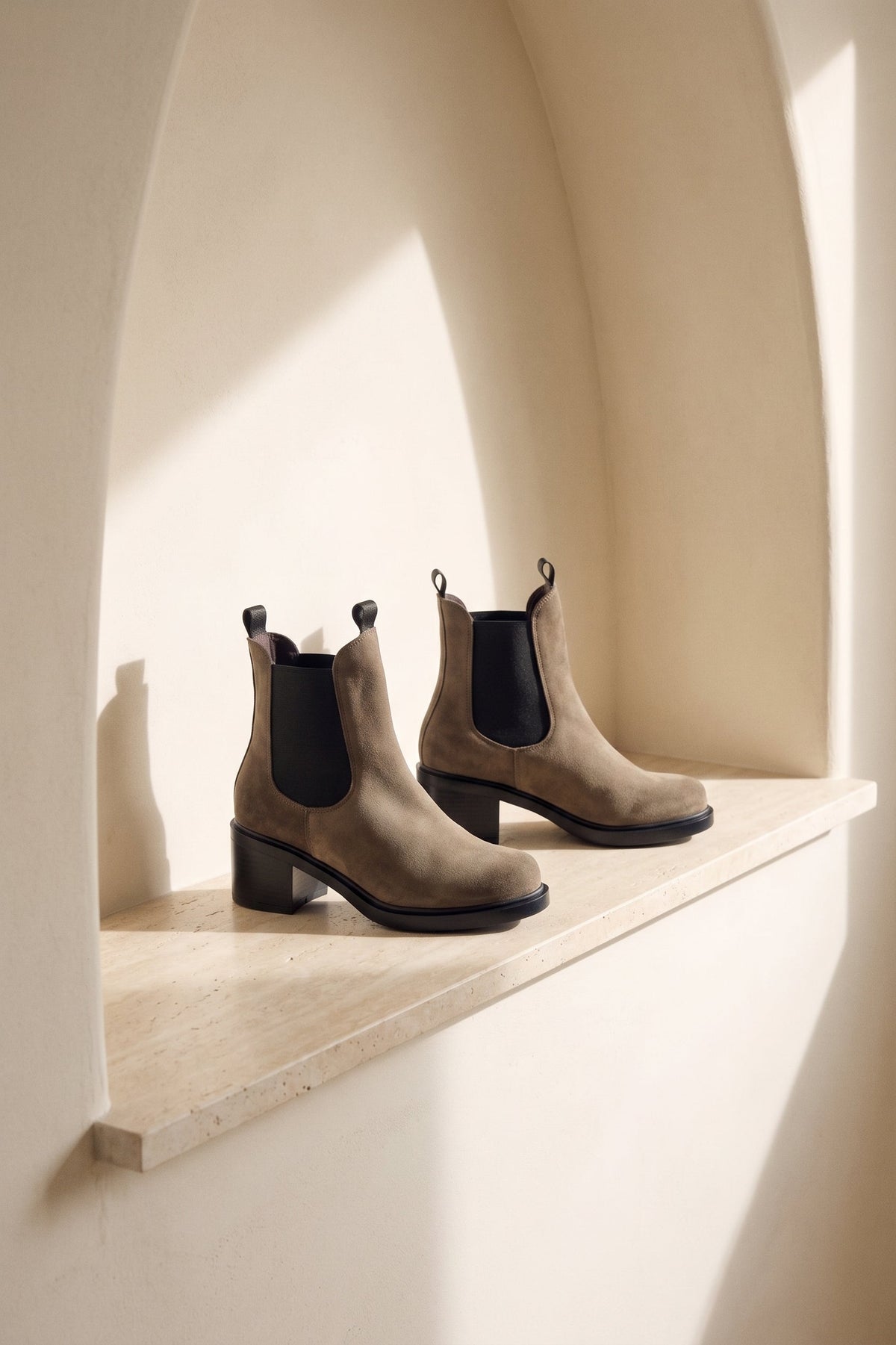 Botas Inma gris topo nutria