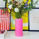 Vase tulipe rose inside déco 