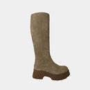 Bottes Clio Tuil Interieur - Tori - Velours Beige